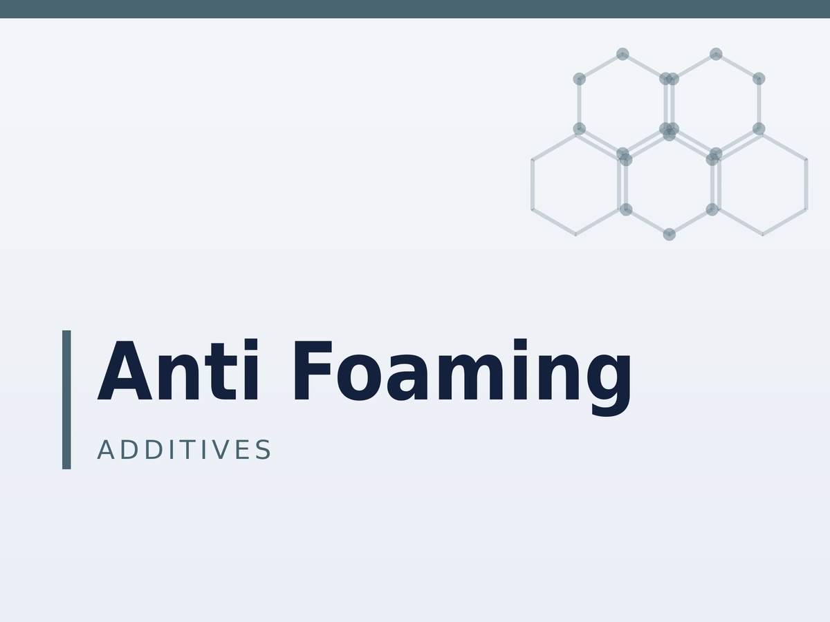Anti Foaming