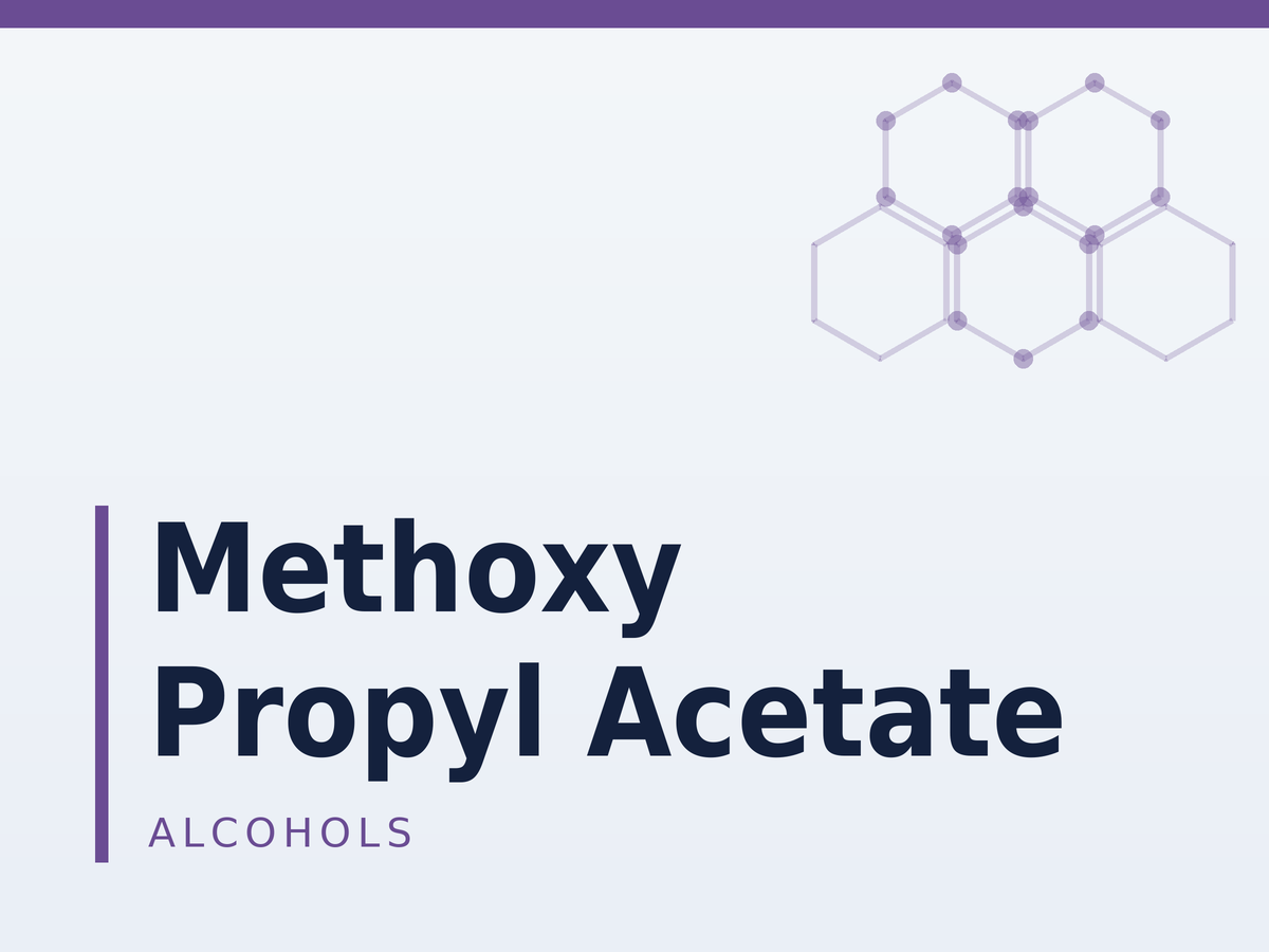Methoxy Propyl Acetate